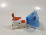 2019 McDonald's Secret Life Of Pets 2 Movie Bobbler Max Dog with Cone 3 1/2" Long Plastic Toy Figure