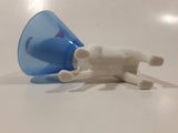 2019 McDonald's Secret Life Of Pets 2 Movie Bobbler Max Dog with Cone 3 1/2" Long Plastic Toy Figure
