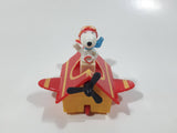 Vintage 1989 Peanuts Gang Pop Mobiles United Features Syndicate Snoopy Flying Ace Doghouse Plastic Toy McDonald's Happy Meals