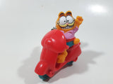 1989 McDonald's Garfield and Odie on a Motorbike Toy Vehicle and Figure