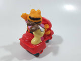 1989 McDonald's Garfield and Odie on a Motorbike Toy Vehicle and Figure