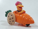 1987-1988 Orange Fraggle Rock 'Gobo' Carrot Shaped Toy Car Vehicle McDonald's Happy Meal Toy