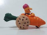 1987-1988 Orange Fraggle Rock 'Gobo' Carrot Shaped Toy Car Vehicle McDonald's Happy Meal Toy