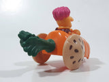 1987-1988 Orange Fraggle Rock 'Gobo' Carrot Shaped Toy Car Vehicle McDonald's Happy Meal Toy