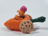 1987-1988 Orange Fraggle Rock 'Gobo' Carrot Shaped Toy Car Vehicle McDonald's Happy Meal Toy