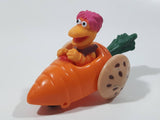 1987-1988 Orange Fraggle Rock 'Gobo' Carrot Shaped Toy Car Vehicle McDonald's Happy Meal Toy