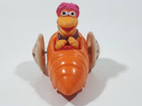 1987-1988 Orange Fraggle Rock 'Gobo' Carrot Shaped Toy Car Vehicle McDonald's Happy Meal Toy