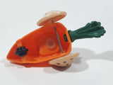 1987-1988 Orange Fraggle Rock 'Gobo' Carrot Shaped Toy Car Vehicle McDonald's Happy Meal Toy