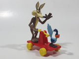 1989 McDonald's Warner Bros. Looney Tunes Wile E. Coyote & Roadrunner Train Handcar Toy Railroad Vehicle