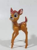Vintage Disney Plastic Bambi 4" Tall Plastic Toy Figure with Moving Legs