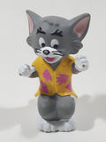 1989 Turner Entertainment Tom and Jerry Tom in Yellow Hawaiian Shirt 3" Tall Toy Figure