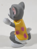 1989 Turner Entertainment Tom and Jerry Tom in Yellow Hawaiian Shirt 3" Tall Toy Figure