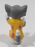 1989 Turner Entertainment Tom and Jerry Tom in Yellow Hawaiian Shirt 3" Tall Toy Figure