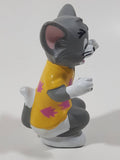 1989 Turner Entertainment Tom and Jerry Tom in Yellow Hawaiian Shirt 3" Tall Toy Figure
