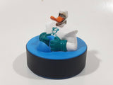 1997 McDonald's Disney The Mighty Ducks Puck Shaped Blue 2 1/4" Tall Toy Figure