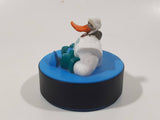 1997 McDonald's Disney The Mighty Ducks Puck Shaped Blue 2 1/4" Tall Toy Figure
