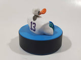1997 McDonald's Disney The Mighty Ducks Puck Shaped Blue 2 1/4" Tall Toy Figure