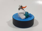 1997 McDonald's Disney The Mighty Ducks Puck Shaped Blue 2 1/4" Tall Toy Figure