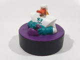 1997 McDonald's Disney The Mighty Ducks Puck Shaped Purple 2 1/4" Tall Toy Figure