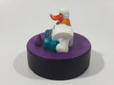 1997 McDonald's Disney The Mighty Ducks Puck Shaped Purple 2 1/4" Tall Toy Figure