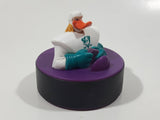 1997 McDonald's Disney The Mighty Ducks Puck Shaped Purple 2 1/4" Tall Toy Figure