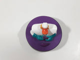 1997 McDonald's Disney The Mighty Ducks Puck Shaped Purple 2 1/4" Tall Toy Figure