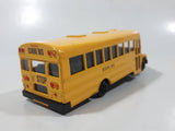 Welly No. 43601 School Bus with Flip Out Stop Sign Yellow Die Cast Toy Car Vehicle Missing Tires and Stop Sign