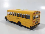Welly No. 43601 School Bus with Flip Out Stop Sign Yellow Die Cast Toy Car Vehicle Missing Tires and Stop Sign