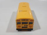 Welly No. 43601 School Bus with Flip Out Stop Sign Yellow Die Cast Toy Car Vehicle Missing Tires and Stop Sign