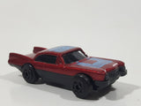 Unknown Brand #8 Dark Red Die Cast Toy Car Vehicle
