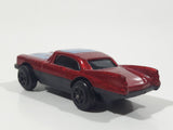 Unknown Brand #8 Dark Red Die Cast Toy Car Vehicle