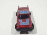 Unknown Brand #8 Dark Red Die Cast Toy Car Vehicle