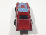Unknown Brand #8 Dark Red Die Cast Toy Car Vehicle