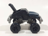Monster Truck Dark Blue with Mouth Hood Plastic Die Cast Toy Car Vehicle