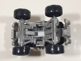 Monster Truck Dark Blue with Mouth Hood Plastic Die Cast Toy Car Vehicle