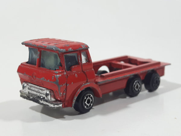 Unknown Brand Semi Truck Red Die Cast Toy Car Vehicle
