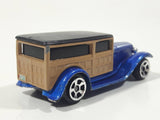 Maisto Fresh Metal 1932 Ford Wood Panel Van Blue 1/64 Scale Die Cast Toy Classic Car Vehicle