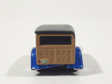 Maisto Fresh Metal 1932 Ford Wood Panel Van Blue 1/64 Scale Die Cast Toy Classic Car Vehicle
