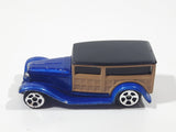 Maisto Fresh Metal 1932 Ford Wood Panel Van Blue 1/64 Scale Die Cast Toy Classic Car Vehicle