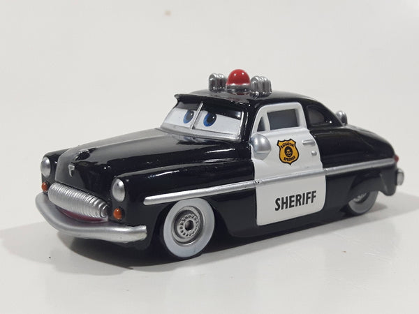 Disney Pixar Cars '49 Merc Police Sheriff Cop Car Black and White Die Cast Toy Car Vehicle
