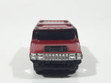 Maisto Hummer H2 Dark Red Die Cast Toy Truck SUV Vehicle