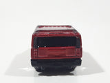 Maisto Hummer H2 Dark Red Die Cast Toy Truck SUV Vehicle