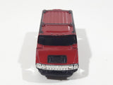 Maisto Hummer H2 Dark Red Die Cast Toy Truck SUV Vehicle