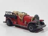 1981 Hot Wheels Old Number 5 Fire Truck Red Die Cast Toy Car Vehicle