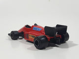 Vintage Majorette No. 282 Fiat AGIP 1/55 Scale Red Die Cast Toy Race Car Vehicle