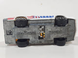 Vintage Majorette Pontiac Firebird Trans Am White Die Cast Toy Car Vehicle with Blown Motor