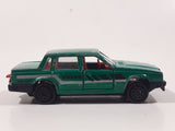 Majorette Volvo No. 230 Volvo 760 GLE Sedan Green 1/61 Scale Die Cast Toy Car Vehicle with Opening Doors
