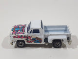 Unknown Brand Ford F-150 Truck White with Tiki God sticker Tampos Die Cast Toy Car Vehicle Hong Kong