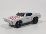 Summer Marz Karz S8504 1969 Pontiac GTO White Die Cast Toy Car Vehicle