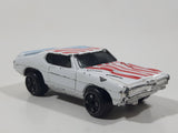 Summer Marz Karz S8504 1969 Pontiac GTO White Die Cast Toy Car Vehicle